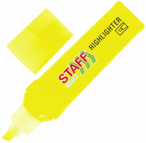 Текстовыделитель STAFF EVERYDAY HL-707, ЖЕЛТЫЙ, линия 1-5 мм, 152542