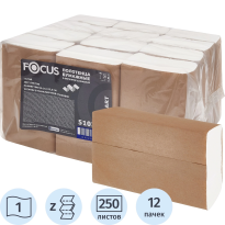 Полотенца Focus SMART Zсл. 1сл. 250л 24х21,5см 12штуп 720штпал 5103005