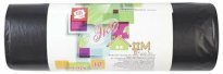 Пакеты дмусора 220 л. 10шт. КОНЦЕПЦИЯ БЫТА ЭКОДОМ 29мкм 83110 рулон, черные 3012