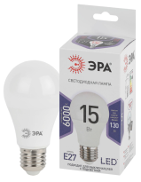 Лампа светодиодная ЭРА STD, 15 (130) Вт, цоколь E27, груша, холодный белый свет