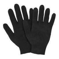 Перчатки хб без ПВХ 10 класс 5 нитей черные