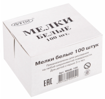 Мел школьный белый Алгем 100штуп Россия