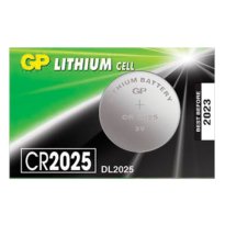 Батарейка GP Lithium, CR2025, литиевая, 1 шт., в блистере (отрывной блок), CR2025-7C5, CR2025-7CR5 9