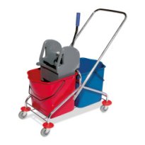 Тележка уборочная двухведерная 46л (2х23л), металлическая основа арт.IT-0278 14.jpg