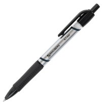 Ручка шариковая автоматическая с грипом BRAUBERG 