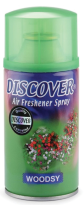 Освежитель воздуха сменный блок (баллон) 320мл Discover лесной