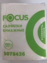 Салфетки FOCUS Economic Choice 24х20см белые 100листов   24 шт/кор   60 кор/паллет   5078436 IMG_108