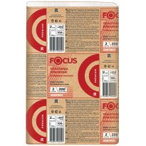 Полотенца Focus Premium Zсл. 2сл. 200л 24х21,5см 20шт/кор РАСТВОРИМЫЕ  800шт/пал 5083802 (9902)  ПЭТ