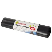 Пакеты дмусора 240 л. 5шт. Любаша 30мкм 25штуп
