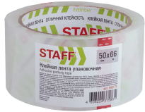 Скотч упаковочный 50мм х 66м Staff Classic, 40 мкм,  прозр. 36штуп