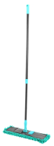 Швабра с флаундером 40 см, черенок 70-120 см, МОП синель (ТИП К), ЛЮБАША, 700051