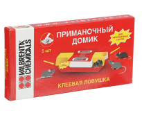 Клеевая ловушка для мышей, домик, 5 шт.