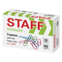 Скрепки 28мм STAFF 