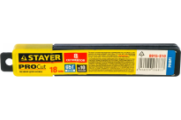 Лезвия для ножей 18 мм Stayer 10шт, сегмент. лезвия 2