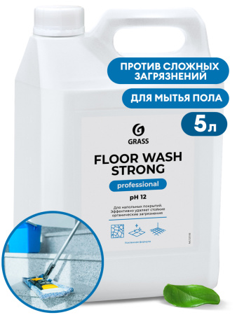 Средство для мытья пола (щелочное) Floor wash strong, концентрат, 5,6кг  арт.125193 333.jpg