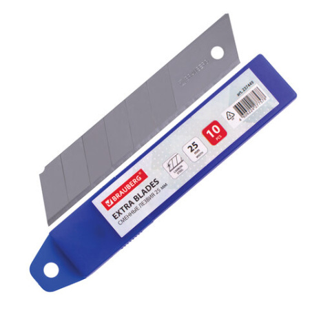 Лезвия для ножей 25 мм BRAUBERG, КОМПЛЕКТ 10 шт. 237449 24.jpg
