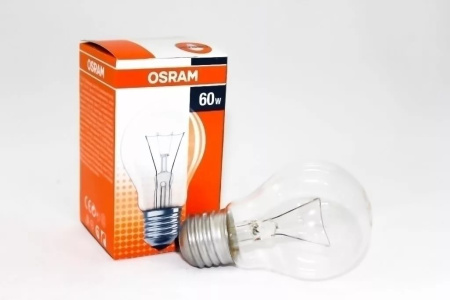 Лампа накаливания  Osram Classic A CL E27 60Вт 100.jpg