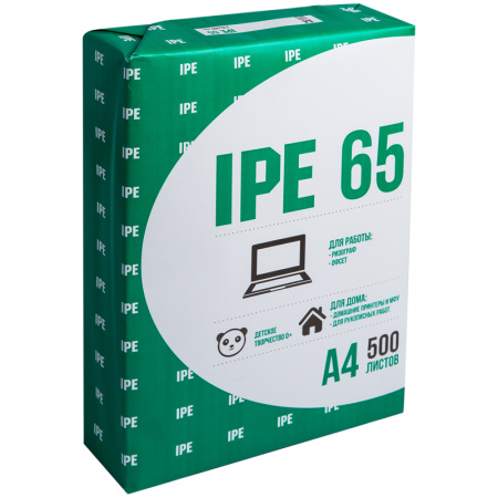 Бумага писчая IPE 65, А4, 500л., 55-65г/м2, 75% 78.jpg