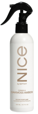 Освежитель воздуха парфюм для дома и офиса NICE by SEPTIVIT Oakmoss Amber 300мл