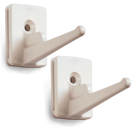 Крючок для органайзера настенного HACCPER Control Point белый, 2шт/упак 501001W 1