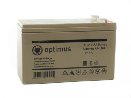 Аккумулятор Optimus AP-1207 7000 mAh