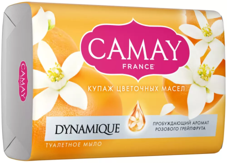 Мыло туалетное 85г Camay Динамик (Розовый грейпфрут)