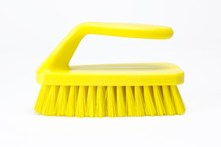 Щетка-утюжок Haccper для мытья и оттирки сред. жест. 152мм желтая 4312Y 50.jpg