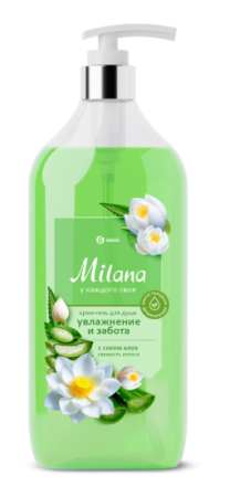 Гель для душа 750мл Milana Свежесть лотоса с соком алоэ 145112