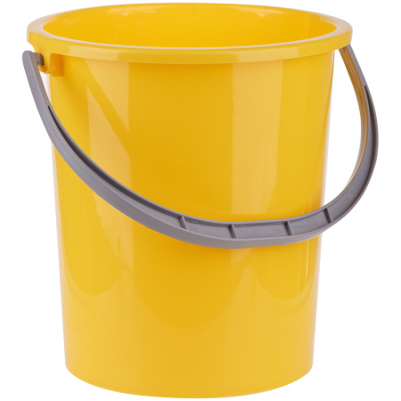 Ведро 9л. пластиковое, пищевое OfficeClean, мерная шкала, желтое 50.jpg
