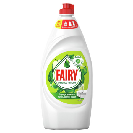 Средство для мытья посуды Fairy 900мл Зеленое яблоко 12шт/уп 23.jpg