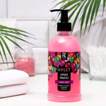 Жидкое мыло-крем 500 мл Shalet Бабл гам защищающее РК 1