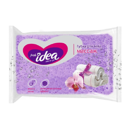 Губка для тела Fresh idea МАССАЖ 30штуп