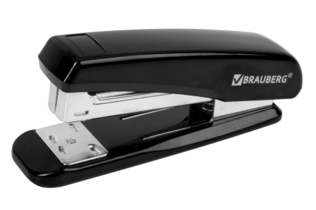 Степлер №246, 266 BRAUBERG Classic, до 25 листов, черный, 222533