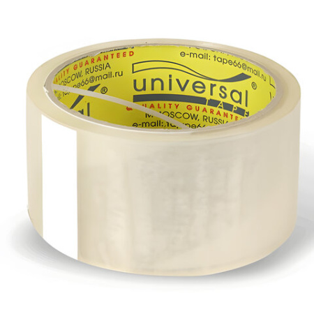 Скотч упаковочный 48мм х 40м, UNIVERSAL,38 мкм, прозрачный 50/66 пр 6шт./уп. 124.jpg