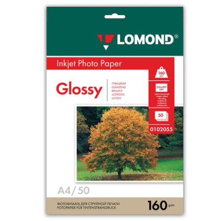 Фотобумага Lomond д/струйной печати А4 одностор. глянц. 160г/м 50л 84.jpg