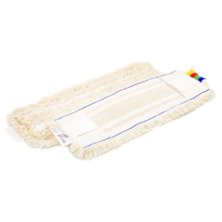 Насадка Моп плоская 50х16см, хлопок+микрофибра, ухо+карман, лайт арт.IT-0448 1