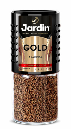 Кофе JARDIN GOLDрастворимый 190гр.стекл.банка, сублимированный