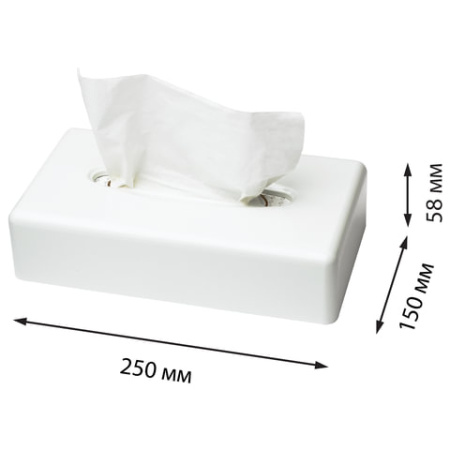 Диспенсер для салфеток для лица Tork, настольный, белый, система F1, 270023 2