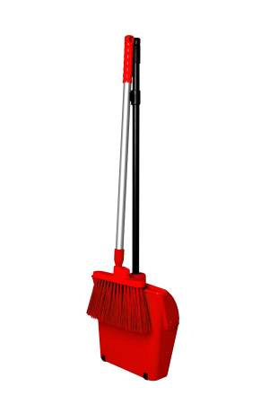 Набор для подметания Haccper совок-ловушка, щетка и рукоятка, красный 9111R 2.jpg