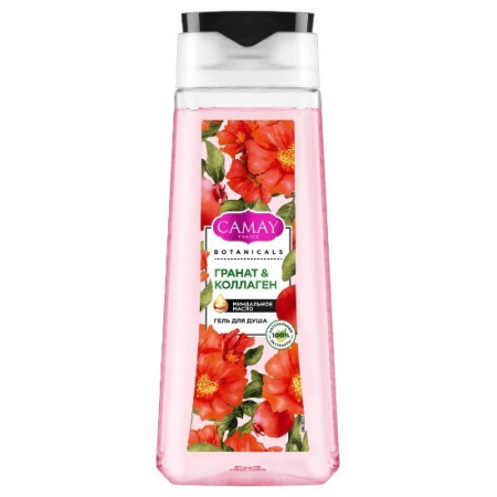 Гель для душа 250мл. Camay Botanicals Гранат и коллаген 76.jpg