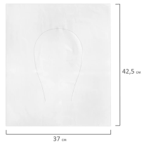 Покрытия на унитаз LAIMA, UNIVERSAL, 14 сложения, КОМПЛЕКТ 100 шт., 37х42.5 см 1