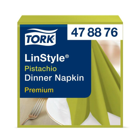 Салфетки 39*39см фисташковые Tork LinStyle (50шт), Premium (Австрия) 478876 (распродажа!!!) 46.jpg