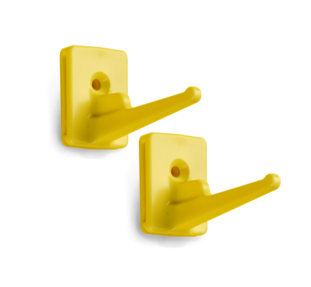 Крючок для органайзера настенного HACCPER Control Point желтый, 2 шт/упак 501001Y 97.png