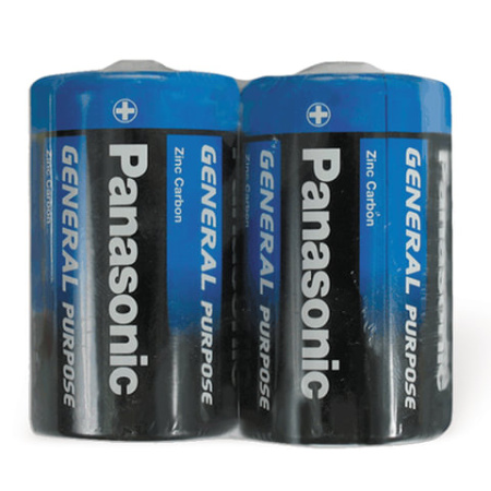 Батарейки PANASONIC D R20 (373), солевые, в пленке, 1.5 В КОМПЛЕКТ 2шт., 450407 4.jpg