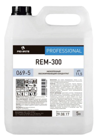 Средство моющее универсальное 5л Pro-Brite Rem-300l щелочное, концентрат