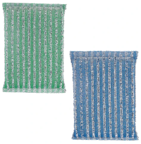 Губка дпосуды скрабер, уборки ЛАЙМА 138,51,5см поролон+абразив. оплетка Комплект 2шт 1