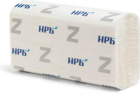 Полотенца лист. Z-сл 1-сл, белые 200л25штуп