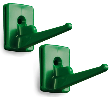 Крючок для органайзера настенного HACCPER Control Point зеленый, 2 шт/упак 501001G 1
