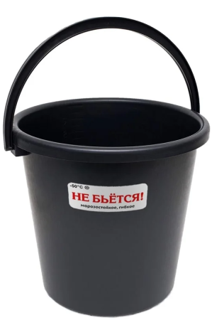 Ведро 10 л. микс, с мерной шкалой