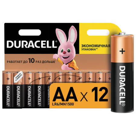 Батарейки DURACELL Basic, AA (LR06, 15А), алкалиновые, пальчиковые, КОМПЛЕКТ 12 шт. 12.jpg